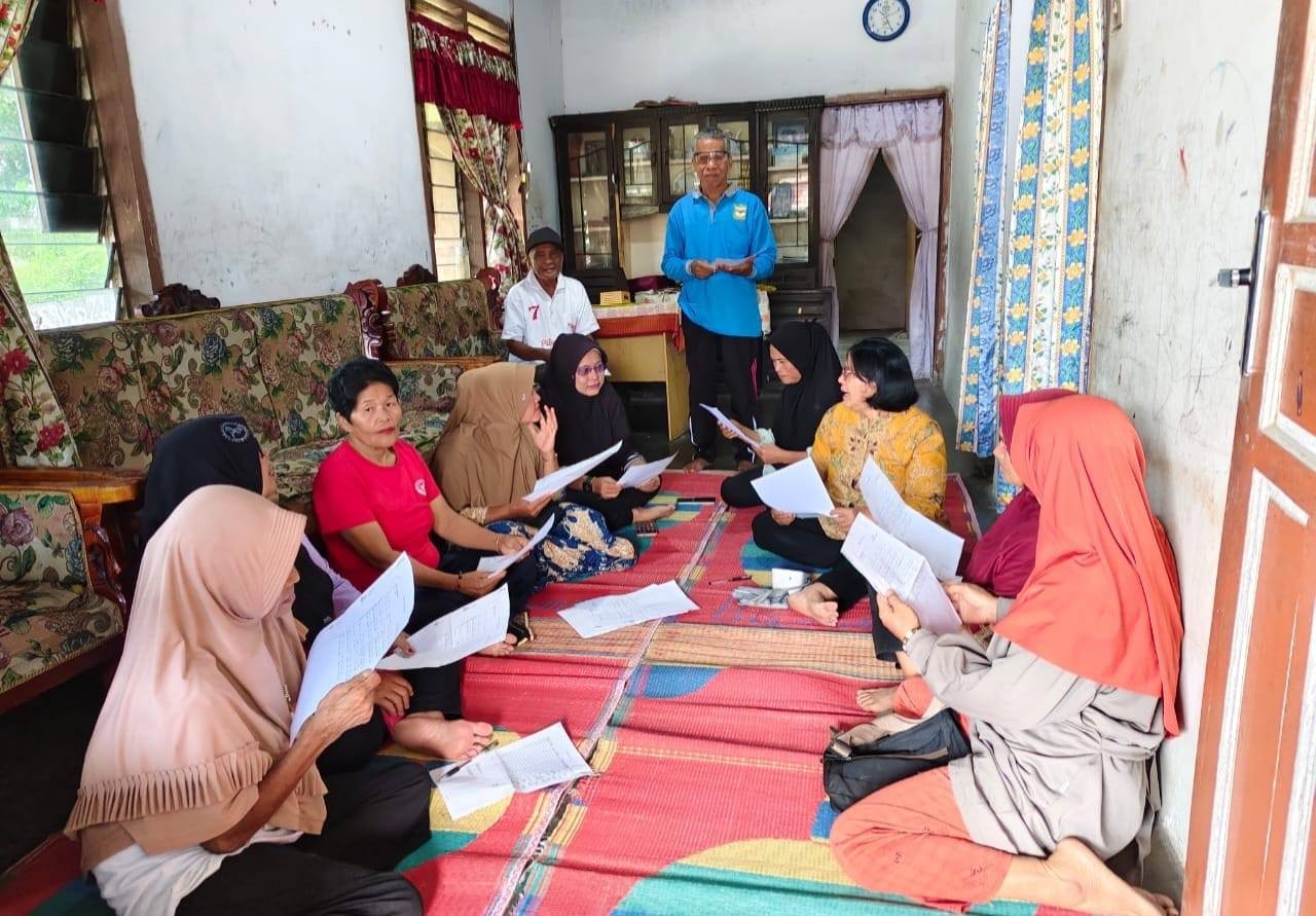 Gait Puskesmas Rami Posyandu ILP Sumber Jaya 2 di Kelurahan Sumber Jaya, Kec. Siantar Martoba.